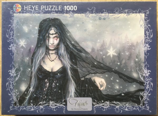 Image of the puzzle 1000, Heye, Snowflake, by Victoria Francés, Factory Sealed, Picture of the box