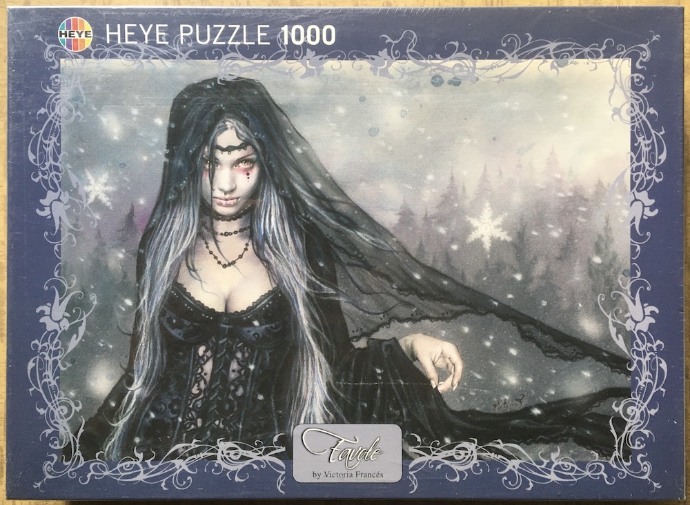 1000, Heye, Snowflake, by Victoria Francés, Factory Sealed, 2026-01-03 Image of the puzzle 1000, Heye, Snowflake, by Victoria Francés, Factory Sealed, Picture of the box
