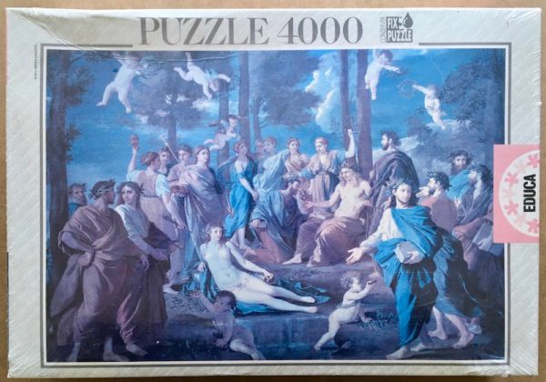 Image of the puzzle 4000, Educa, Le Parnasse, by Nicolas Poussin, Factory Sealed, Picture of the box