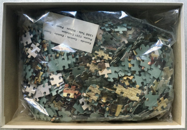Image of the puzzle 1200, Flamenco, Enkhuizen, Cornelis Springer, Sealed Bag, Picture of the bag