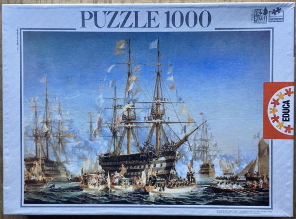 Image of the puzzle 1000, Educa, Queen Victoria, Jules Achille Noël, Sealed Bag, Picture of the box