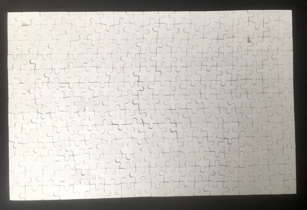 Image of the puzzle 247, Egel, The Naval Battle at Kijkduin, by Willem van de Velde the Younger, Complete, Picture of the back of the puzzle