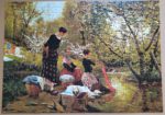 Image of the puzzle 500, Educa, The Washerwomen, by Joaquim Vayreda, Complete, Picture of the puzzle