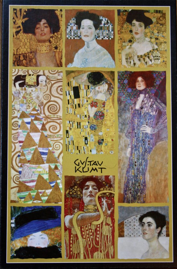 D-Toys Puzzle Gustav Klimt – La Fanciulla, 1000 Pezzi, Riproduzione D'Arte Di Alta Qualità Per Adulti E Collezionisti