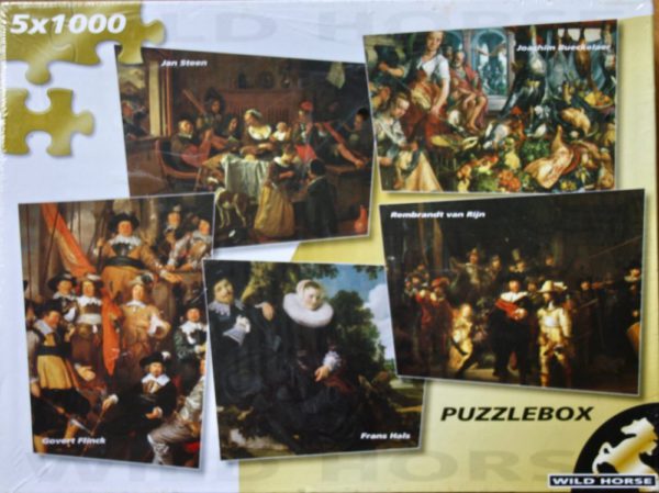 Image of the puzzle 5x1000, Wild Horse, Rijksmuseum Amsterdam, Factory Sealed, Picture of the box