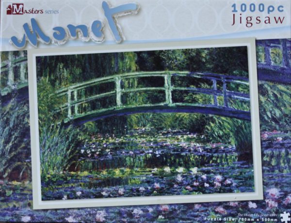 Image of the puzzle 1000, RMS, The Water Lily Pond, by Claude Monet, Sealed Bag, Picture of the box