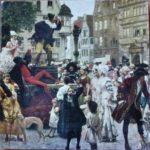 Image of the puzzle 1000, Gibsons, The Street Theatre, by Ernst & Gustav Klimt, Sealed Bag, Picture of the box