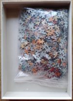 Image of the puzzle 1000, Ravensburger, Indian Chief, by Ger Doornink, Complete, Picture of the bag