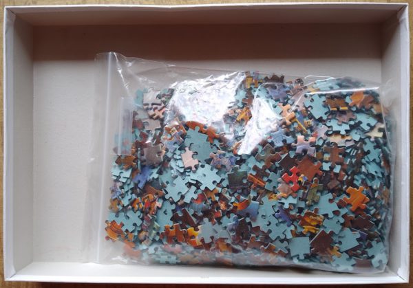 Image of the puzzle 1000, Jumbo, Pinocchio, by Tom duBois, Complete, Picture of the bag