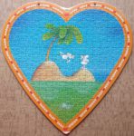 Image of the puzzle 215, Heye, Love Puzzle - Island Hoppy, by Guillermo Mordillo, Factory Sealed, Picture of the front