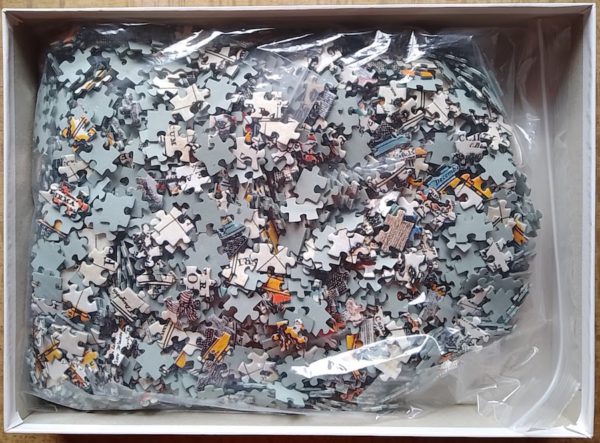 Image of the puzzle 2000, Schmidt, Ancient Map of the World, by Cornelis Danckerts II, Complete, Picture of the bag