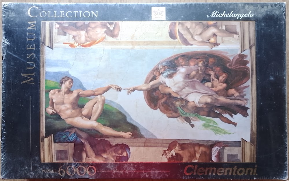 Clementoni Puzzle 6000 Pièces La Création De L'Homme Michelangelo