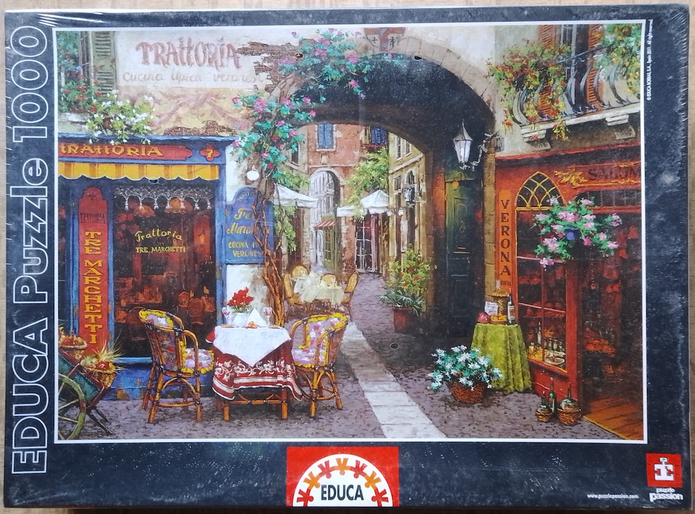 1000 Educa, Trattoria Tre Marchetti, Viktor Shvaiko - Rare Puzzles