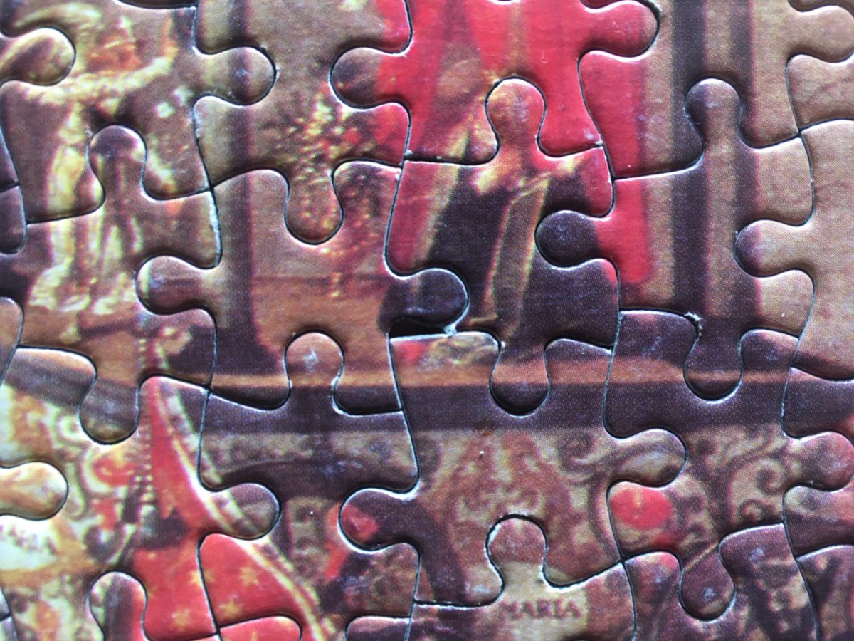 Image of the puzzle 1000, Falcon, The Triumph of Archduchess Isabella, by Denis van Alsloot, Complete, Detail of the pieces