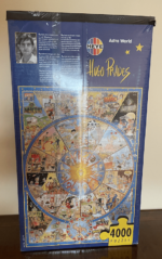 Image of the puzzle 4000, Heye, Astro World, by Hugo Prades, Factory Sealed, Picture of the box