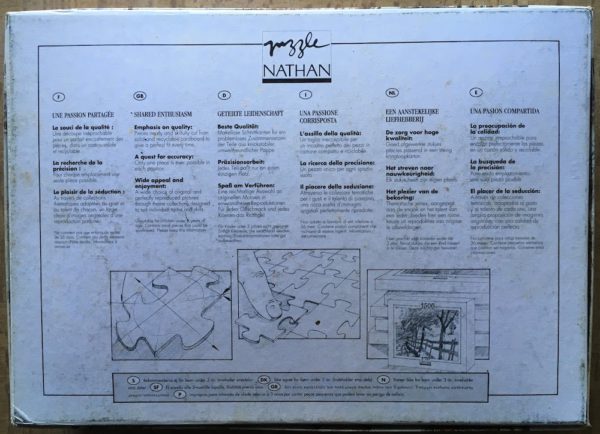 Image of the puzzle 4000, Nathan, Legends, by Gabor Szittya, Complete, Picture of the back
