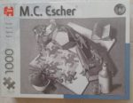 Image of the puzzle 1000, Jumbo, Reptiles, by Maurits Cornelis Escher, Factory Sealed, Picture of the box