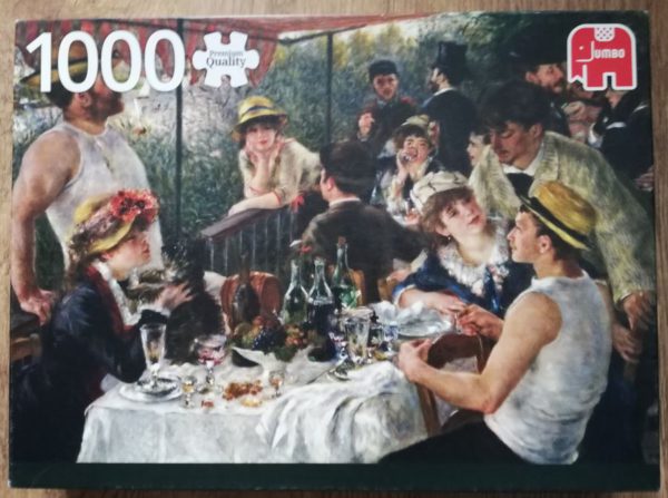 Image of the puzzle 1000, Jumbo, Luncheon of the Boating Party, by Pierre-Auguste Renoir, Sealed Bag, Picture of the box