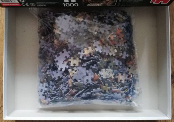 Image of the puzzle 1000, Jumbo, Luncheon of the Boating Party, by Pierre-Auguste Renoir, Sealed Bag, Picture of the bag