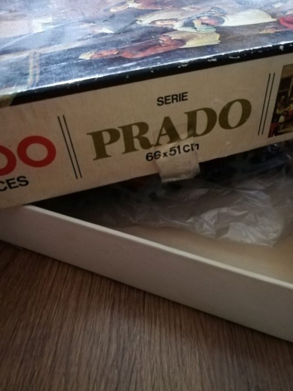 Image of the puzzle 1000, MB, The Feast of the Prodigal Son, by David Teniers the Youunger, Sealed Bag, Detail of the box