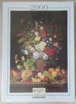 Image of the puzzle 2000, Nathan, Still Life of Flowers and Fruit, by Christian Juel Möllback, Factory Sealed, Picture of the box