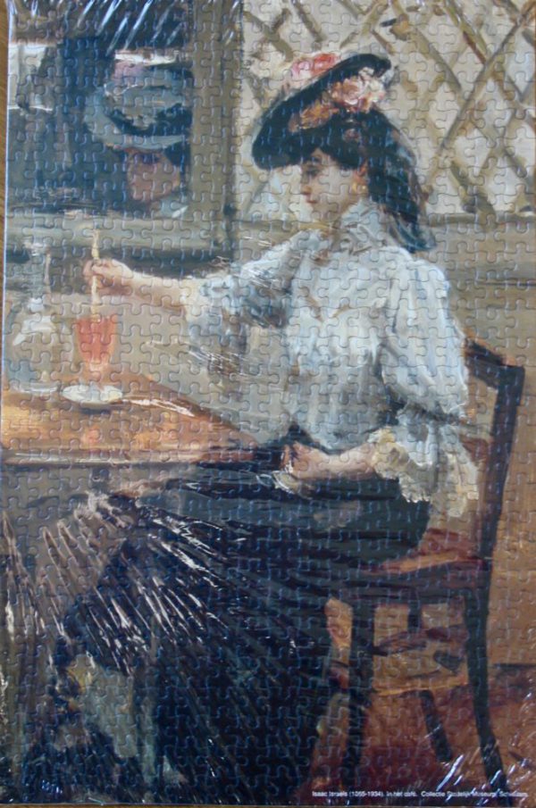 Image of the puzzle 500, Stedelijk, In the Cafe, Isaac Israëls, Factory Sealed, Picture of the puzze