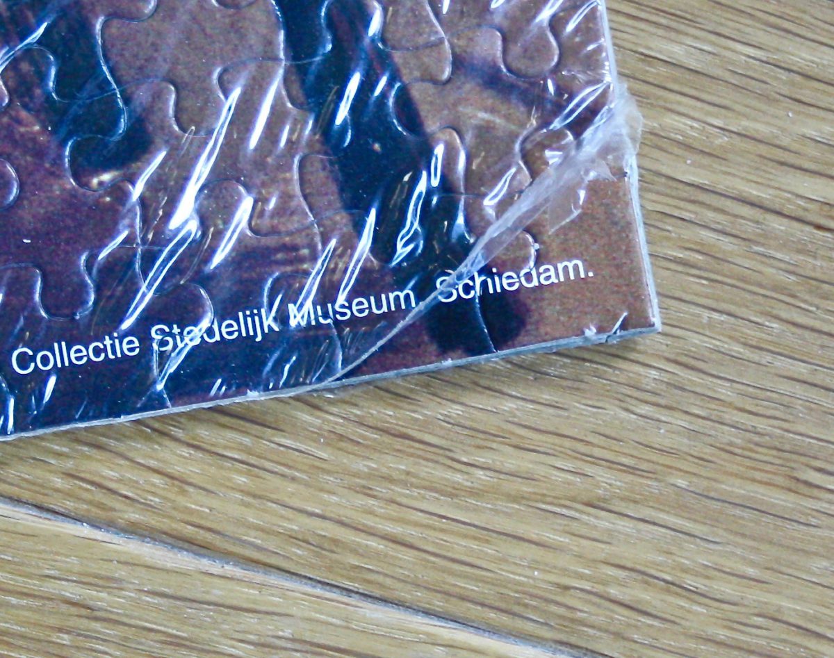 Image of the puzzle 500, Stedelijk, In the Cafe, Isaac Israëls, Factory Sealed, Detail of the puzzle