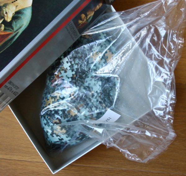 Image of the puzzle 1000, Ricordi, Lady with an Ermine, by Leonardo da Vinci, Sealed Bag, Picture of the bag