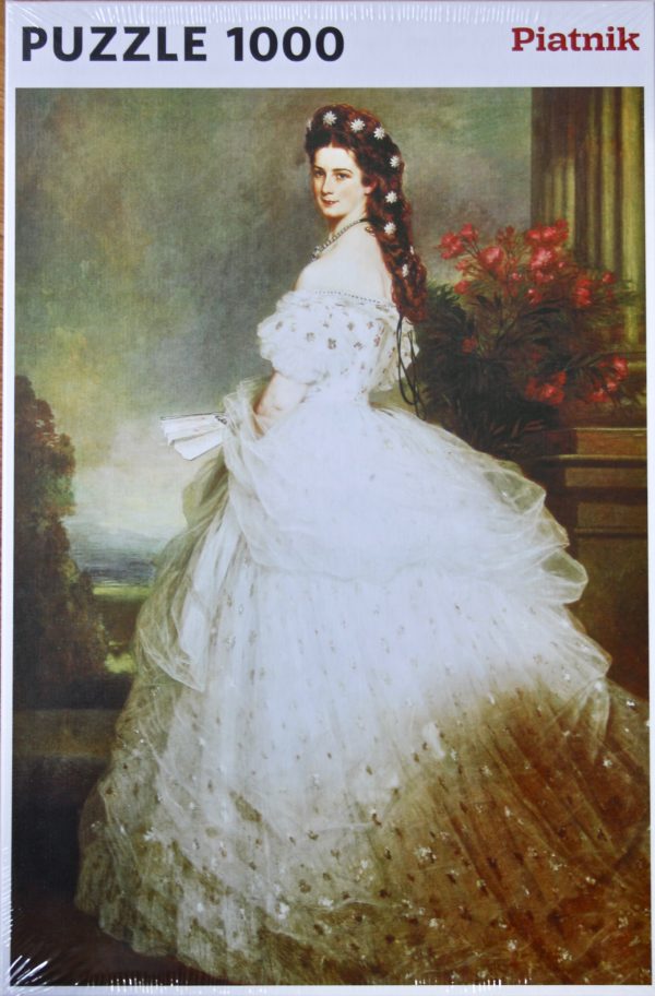 Image of the puzzle 1000, Piatnik, Empress Elisabeth of Austria, by Franz Xaver Winterhalter, Factory Sealed, Picture of the box