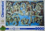 Image of the puzzle 3000, Clementoni, Universal Judgement, by Michelangelo, Sealed Bag, Picture of the box
