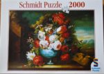 Image of the puzzle 2000, Schmidt, Flowers, Sealed Bag, Picture of the box