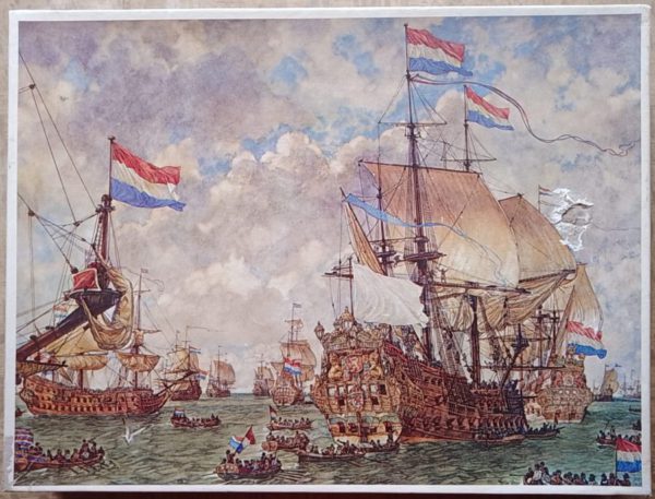 Image of the puzzle 1200, White Horse, The Seven Provinces, by Johan Herman Isings, Complete, Picture of the box