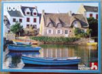 Image of the puzzle 1000, Nathan, Little Blue Boats, Incompleete, Picture of the box