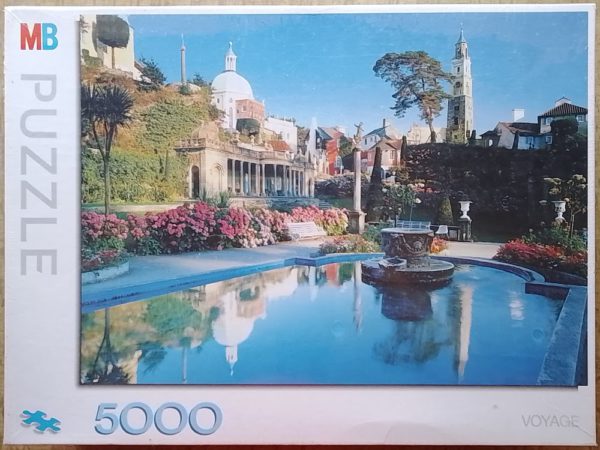 Image of the puzzle 5000, MB, Portmeiron, Wales, Edmund Nägele, Factory Sealed, Picture of the box