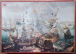 Image of the puzzle 2000, Jumbo, The Battle of Gibraltar, by Cornelis Claesz van Wieringen, Complete, Picture of the box