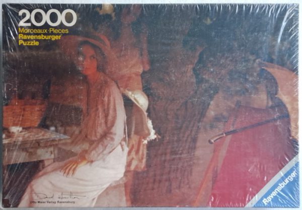 Image of the puzzle 2000, Ravensburger, Under the Tree, by David Hamilton, Factory Sealed, Picture of the box