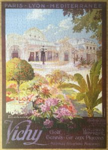 Image of the puzzle 1000, Jumbo, Vichy, Julien Lacaze, Complete, Picture of the puzzle