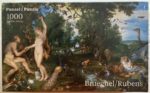 Image of the puzzle 1000, Puzzelman, The Garden of Eden with the Fall of Man, by Rubens & Brueghel, Sealed Bag, by Rubens & Brueghel, Factory Sealed, Picture of the box