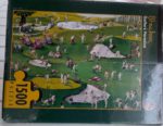 Image of the puzzle 1500, Heye, Golfers Paradise, by Roger Blachon, Factory Sealed, Picture of the box