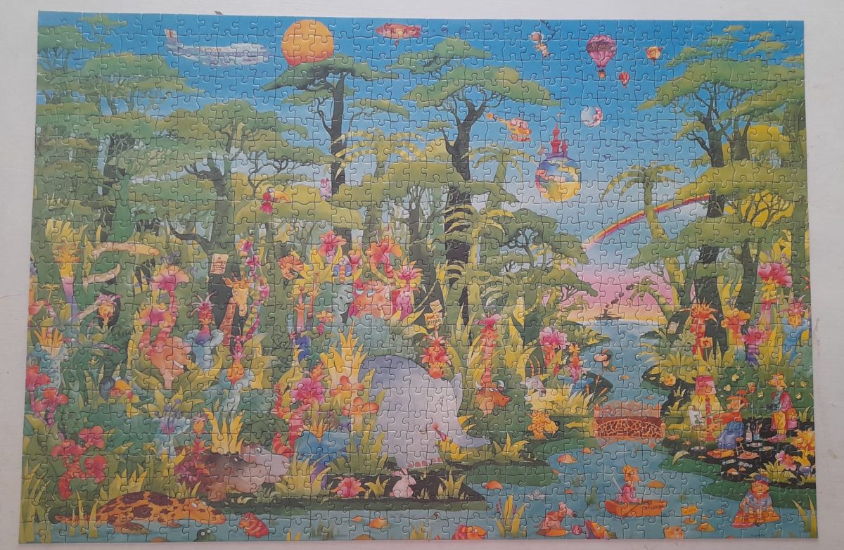 Image of the puzzle 1000, Heye, Jungle Fantasy, by Napo, Complete, Picture of the puzzle