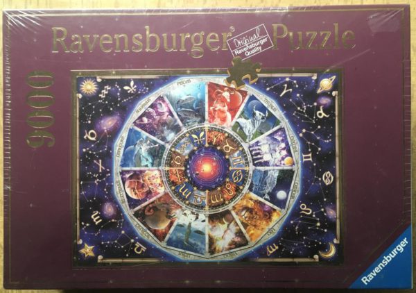 Image of the puzzle 9000, Ravensburger, Astrology, by David Penfound, Factory Sealed, 2026-01-24, Picture of the box