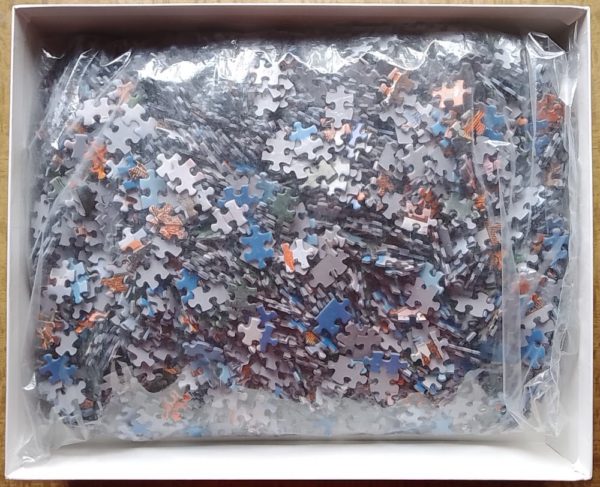 Image of the puzzle 3000, Yanoman, White Village of Casares (Spain), Picture of the bag