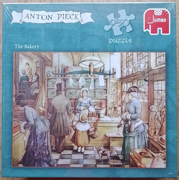 Image of the puzzle 950, Jumbo, The Bakery, by Anton Pieck, Factory Sealed, Picture of the box