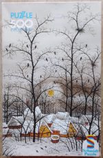 Image of the puzzle 500, Schmidt, Winter, by Ivan Lacković Croata, Complete, Picture of the box