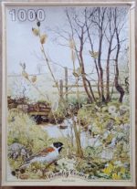 Image of the puzzle 1000, Hestair, Reed Bunting, Complete, Picture of the box