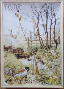 Image of the puzzle 1000, Hestair, Reed Bunting, Complete, Picture of the box