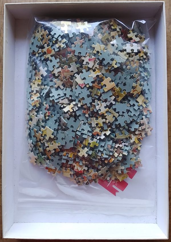 Image of the puzzle 1000, Jumbo, Innocence, Complete, Picture of the bag
