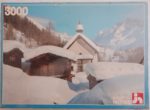 Image of the puzzle 3000, Nathan, Village under the Snow, by Siegfried Eigstler, Factory Sealed, Picture of the box