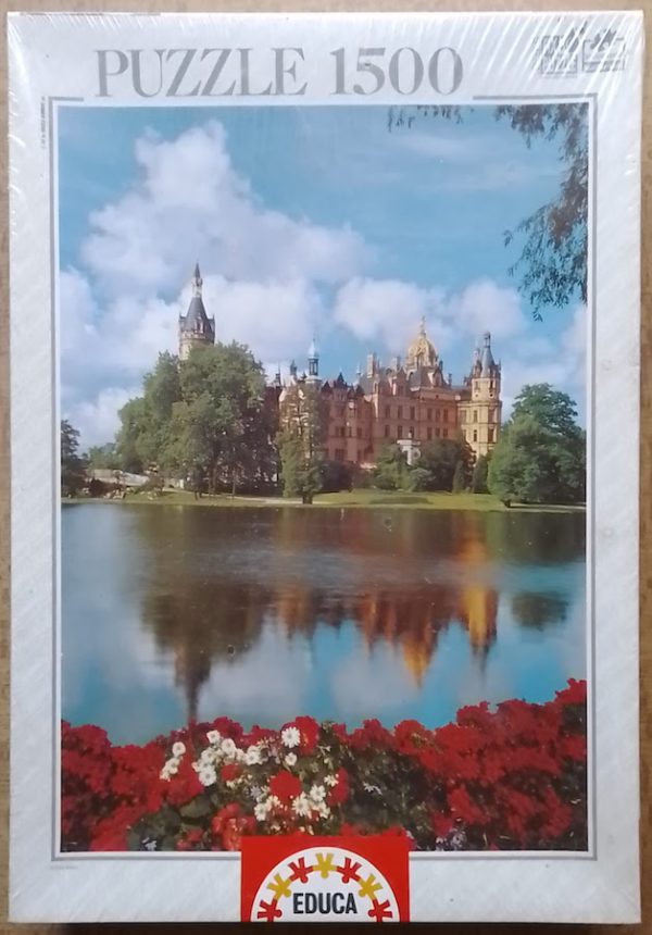 Image of the puzzle 1500, Educa, Schwerin Castle, Germany, Factory Sealed, Picture of the box