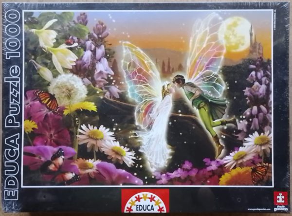Image of the puzzle 1000, Educa, The Kiss, by Garry Walton, Factory Sealed, Picture of the box
